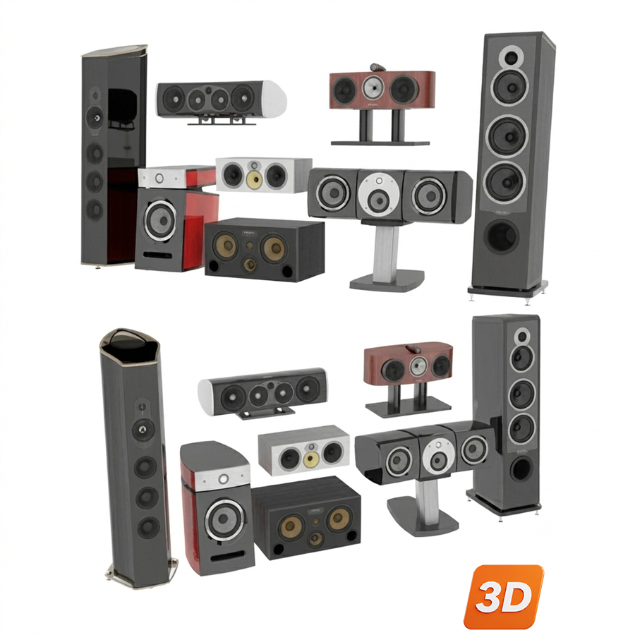Audio tech 3D Models